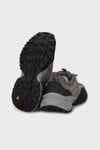 Humtto Deri Karışımlı Bağcıklı Sneaker Bayan Ayakkabı 679-350354B2 KOYU GRİ