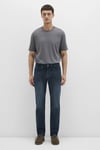 Hunter Pamuklu Regular Straight Fit Normal Bel Düz Paça Jeans Erkek Kot Pantolon 0020291286 LACİVERT