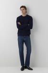 Hunter Pamuklu Regular Straight Fit Normal Bel Jeans Erkek Kot Pantolon 00202A3997 KOYU MAVİ