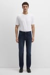 Hunter Pamuklu Regular Straight Fit Normal Bel Düz Paça Jeans Erkek Kot Pantolon 0020290825 LACİVERT