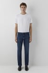 Hunter Pamuklu Regular Straight Fit Normal Bel Jeans Erkek Kot Pantolon 00202A3997 KOYU MAVİ