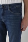 Hunter Pamuklu Regular Straight Fit Normal Bel Jeans Erkek Kot Pantolon 00202A3997 KOYU MAVİ
