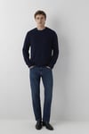 Hunter Pamuklu Regular Straight Fit Normal Bel Jeans Erkek Kot Pantolon 00202A3997 KOYU MAVİ