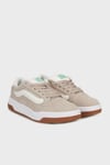 Hylane Deri Karışımlı Logolu Sneaker Unisex Ayakkabı VN000D1JCY91 Gri-Krem