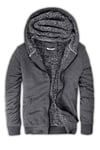 İçi Kürklü Kapüşonlu  Slim Fit Erkek Sweat 575708 ANTRASİT