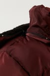İçi Peluş Astarlı Çıkarılabilir Kapüşonlu Şişme Erkek Çocuk Mont 5763038 BORDO