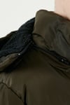 İçi Peluş Astarlı Çıkarılabilir Kapüşonlu Şişme Erkek Çocuk Mont 5763038 HAKİ