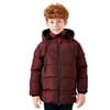 İçi Peluş Astarlı Çıkarılabilir Kapüşonlu Şişme Erkek Çocuk Mont 5763038 BORDO