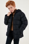 İçi Peluş Astarlı Kapüşonlu Cepli Kışlık Erkek Çocuk Mont 5761911 LACİVERT