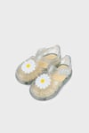 Igor Gloss Flor Simli Cırt Cırtlı Kız Çocuk Sandalet S10322 Şeffaf