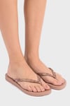 Ipanema Ip Anat Lolita Fem  Logolu Parmak Arası Kadın Terlik HH0102 KAHVE
