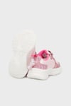Işıklı Cırtlı ve Bağlamalı Sneaker Kız Çocuk Ayakkabı BUCK3041 PEMBE