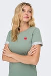 ivy Pamuklu Regular Fit Yuvarlak Yaka Kadın Elbise 15174793 AÇIK YEŞİL