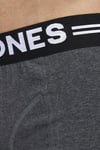 Jack & Jones Addıiıonals Jaclichfield 3 Pack Erkek Boxer 12113943 Gri-Lacivert-Bordo