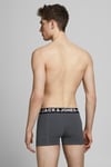 Jack & Jones Addıiıonals Jaclichfield 3 Pack Erkek Boxer 12113943 Gri-Lacivert-Bordo