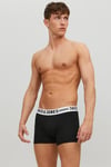 Jack & Jones Addıiıonals Sense 3 Pack Erkek Boxer 12081832 SİYAH