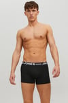 Jack & Jones Addıiıonals Sense 3 Pack Erkek Boxer 12081832 SİYAH