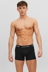 Jack & Jones Additionals Jacanthony Streç Pamuklu 3 Pack Erkek Boxer 12160750 Siyah-Lacivert-Gri
