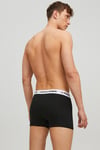 Jack & Jones Additionals Jacbasic Streç Pamuklu Logolu 3 Pack Erkek Boxer 12213629 SİYAH