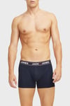 Jack & Jones Additionals Jacjohn Streç Pamuklu 3 Pack Erkek Boxer 12260059 Lacivert-Turuncu-Gri