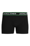 Jack & Jones Additionals Jacpink Pamuklu Streç 3 Pack Erkek Boxer 12250612 SİYAH