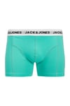 Jack & Jones Additionals Jactasmania Desenli Streç Pamuklu 3 Pack Erkek Boxer 12277719 Yeşil-Mint-Haki