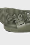 Jack & Jones Additionals Jfwcroxton Logolu Çift Bantlı Erkek Terlik 12204004 HAKİ