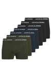 Jack & Jones Addtiıonals Jacbenja Solıd Trunks Pamuklu Logolu 7 Pack Erkek Boxer 12285464 Lacivert-Siyah-Haki