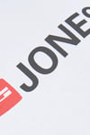 Jack & Jones Büyük Beden Bisiklet Yaka % 100 Pamuk Plus Jjecorp Erkek T Shirt 12184987 BEYAZ