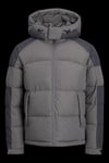 Jack & Jones Core Jcoaero Regular Fit Çıkarılabilir Kapüşonlu Şişme Erkek Mont 12260428 GRİ-KOYU GRİ