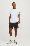Jack & Jones Core Jcoboro % 100 Pamuk Regular Fit Bisiklet Yaka Erkek T Shirt 12116021 BEYAZ
