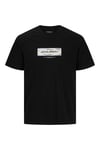 Jack & Jones Core Jcobreeze Logo Baskılı Pamuklu Regular Fit Erkek T Shirt 12297851 SİYAH