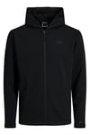 Jack & Jones Core Jcocloud Streç Pamuklu Relaxed Fit Kapüşonlu Erkek Sweat 12253764 SİYAH