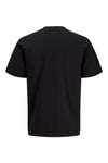 Jack & Jones Core Jcodust Pamuklu Regular Fit Baskılı Bisiklet Yaka Erkek T Shirt 12297849 SİYAH