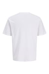 Jack & Jones Core Jcodust Pamuklu Regular Fit Baskılı Bisiklet Yaka Erkek T Shirt 12297849 BEYAZ