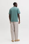 Jack & Jones Core Jcofusion Logo Baskılı Pamuk Karışımlı Erkek T Shirt 12289880 PETROL