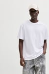 Jack & Jones Core Jcofusion Pamuk Karışımlı Erkek T Shirt 12289962 BEYAZ
