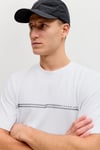 Jack & Jones Core Jcofusion Pamuklu Regular Fit Logolu Erkek T Shirt 12289936 BEYAZ
