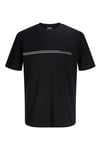 Jack & Jones Core Jcofusion Pamuklu Regular Fit Logolu Erkek T Shirt 12289936 SİYAH