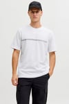 Jack & Jones Core Jcofusion Pamuklu Regular Fit Logolu Erkek T Shirt 12289936 BEYAZ