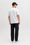Jack & Jones Core Jcofusion Pamuklu Regular Fit Logolu Erkek T Shirt 12289936 BEYAZ