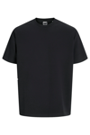 Jack & Jones Core Jcokınetic Streç Pamuklu Oversize Fit Sıfır Yaka Erkek T Shirt 12265429 SİYAH