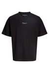 Jack & Jones Core Jcomineral Pamuklu Regular Fit Bisiklet Yaka Erkek T Shirt 12292906 SİYAH