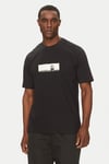 Jack & Jones Core Jcopacer Baskılı Streç Pamuklu Relaxed Fit Bisiklet Yaka Erkek T Shirt 12273775 SİYAH