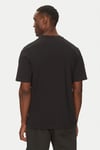 Jack & Jones Core Jcopacer Baskılı Streç Pamuklu Relaxed Fit Bisiklet Yaka Erkek T Shirt 12273775 SİYAH
