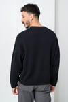 Jack & Jones Core Jcosignal Pamuklu Regular Fit Bisiklet Yaka Erkek Sweat 12283545 SİYAH