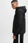 Jack & Jones Core Jcounion Regular Fit Kapüşonlu Erkek Mont 12285586 SİYAH