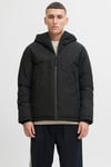 Jack & Jones Core Jcounion Regular Fit Kapüşonlu Erkek Mont 12285586 SİYAH