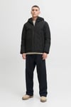 Jack & Jones Core Jcounion Regular Fit Kapüşonlu Erkek Mont 12285586 SİYAH