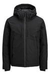 Jack & Jones Core Jcounion Regular Fit Kapüşonlu Erkek Mont 12285586 SİYAH